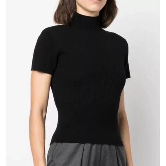 Ralph Lauren Collection Purple Label Short Sleeve Turtleneck Sweater Wool XXL - Picture 1 of 5